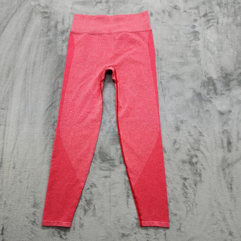 PINK Active Victoria’s Secret Legging Womens M Neon Red Marl Seamless High Waist